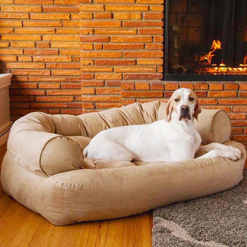 Comfortable Dog Sofa with Soft Cushioning for Pets