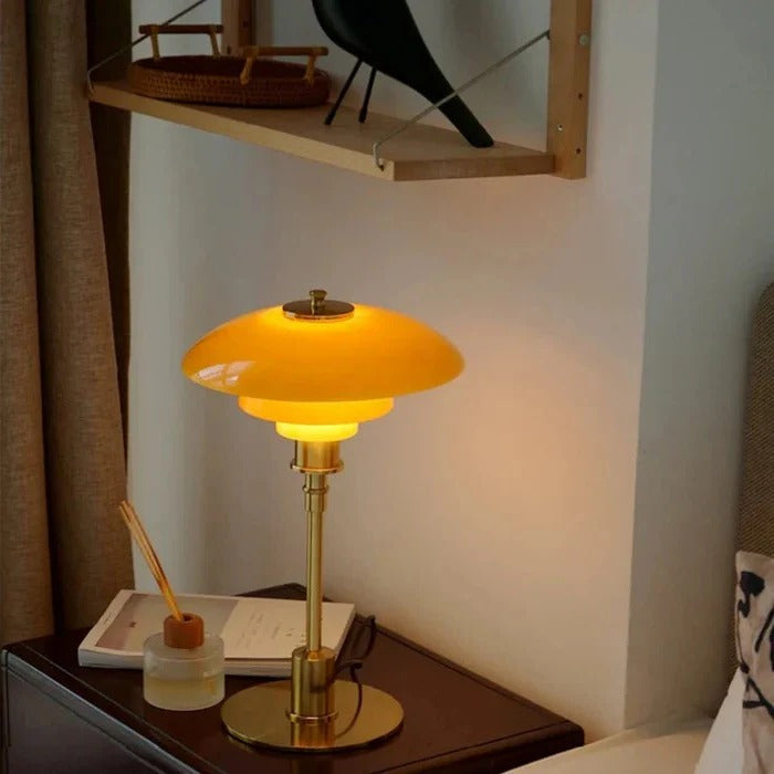 Dimmable Rounded Table Lamp for Soft Ambient Lighting-Orizon Depot