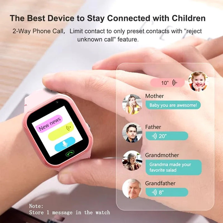 Children's GPS Smart Watch Tracker for Safety and Fun
