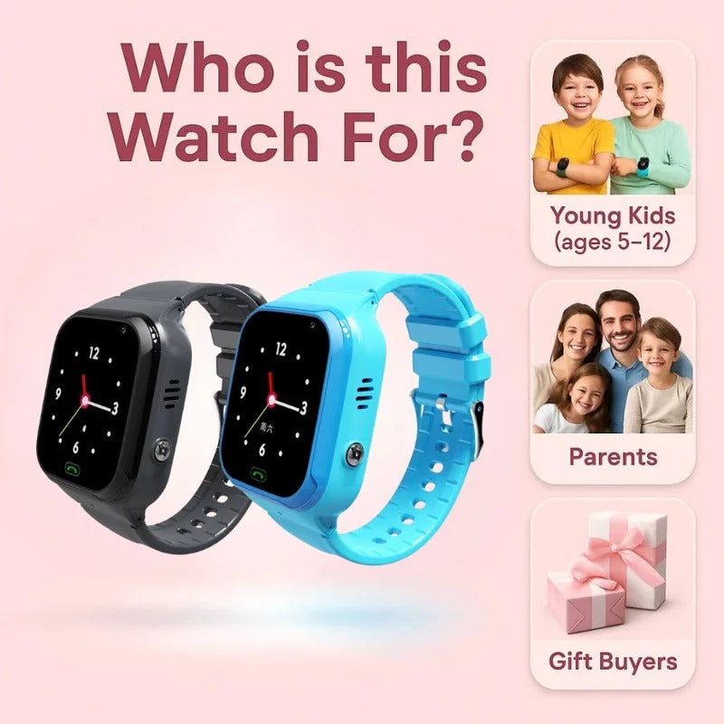 Children's GPS Smart Watch Tracker for Safety and Fun