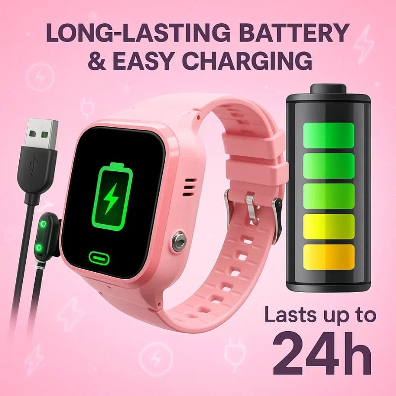 Children's GPS Smart Watch Tracker for Safety and Fun