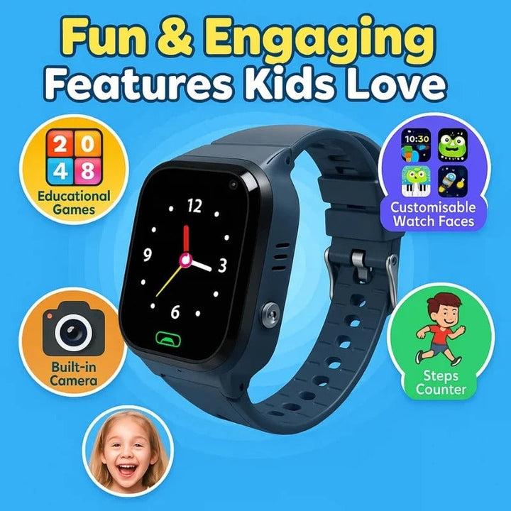 Children's GPS Smart Watch Tracker for Safety and Fun