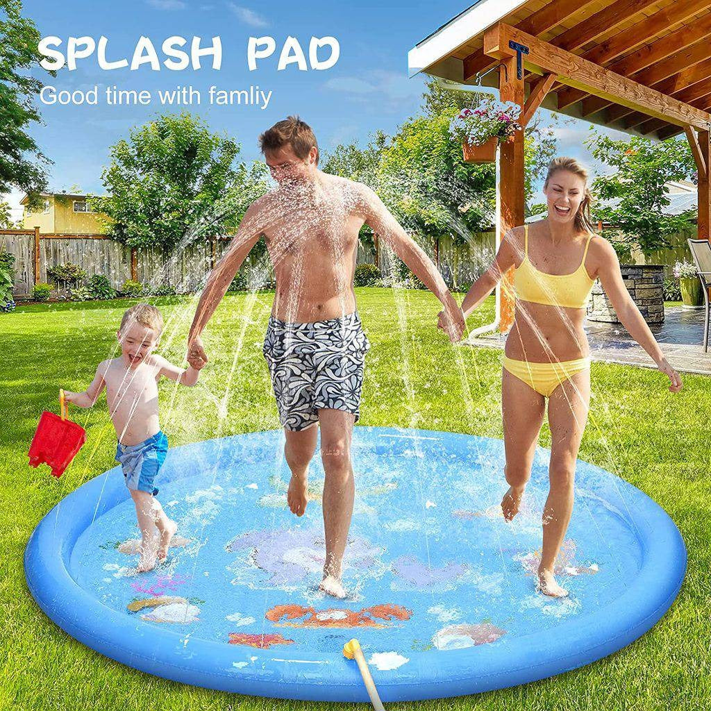 Water Play Sprinkler Splash Pad for Kids Outdoor Fun