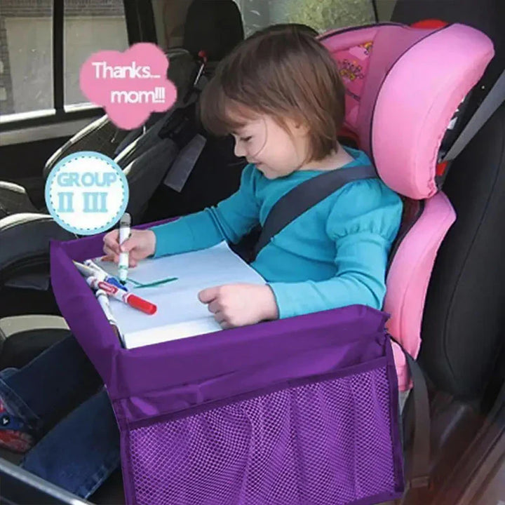 Baby Car Seat Activity Tray for Snacks and Play