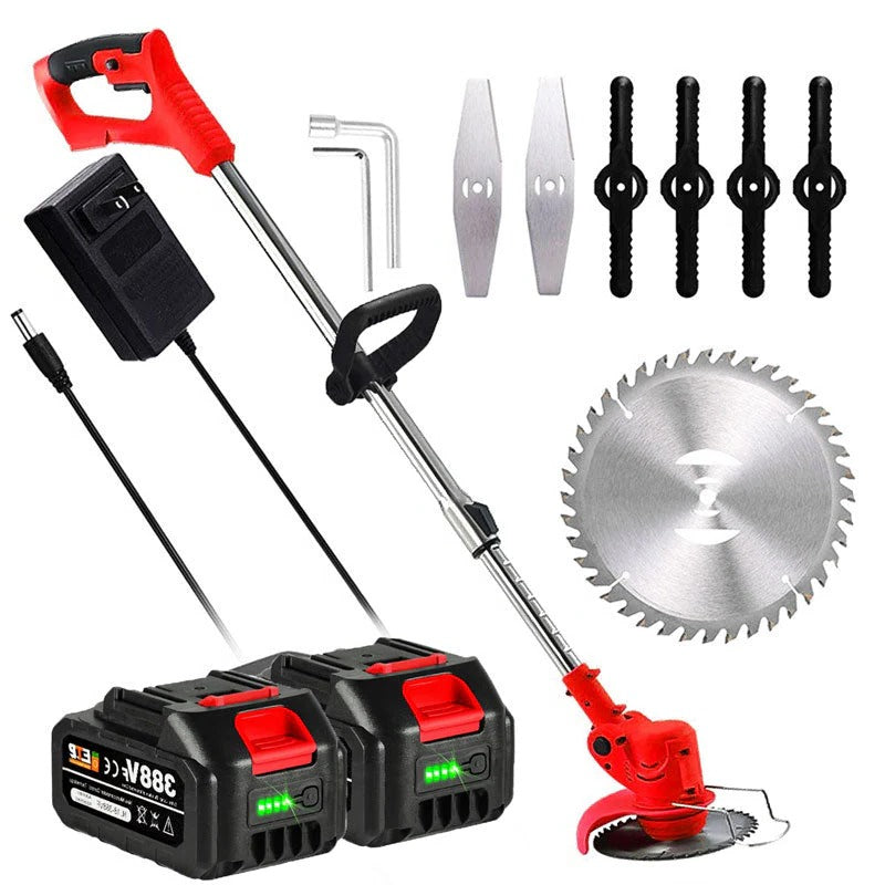 Cordless Electric Grass Trimmer with Powerful Battery Operation
