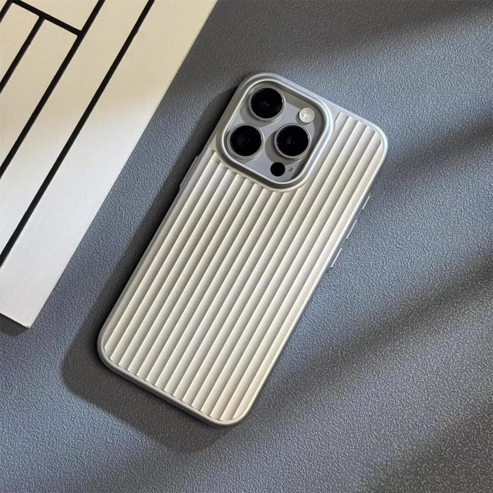 Slim Shockproof Ribbed Matte Phone Case-Orizon Depot