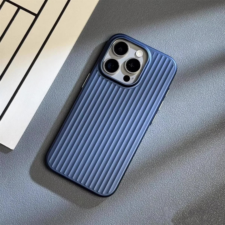 Slim Shockproof Ribbed Matte Phone Case-Orizon Depot