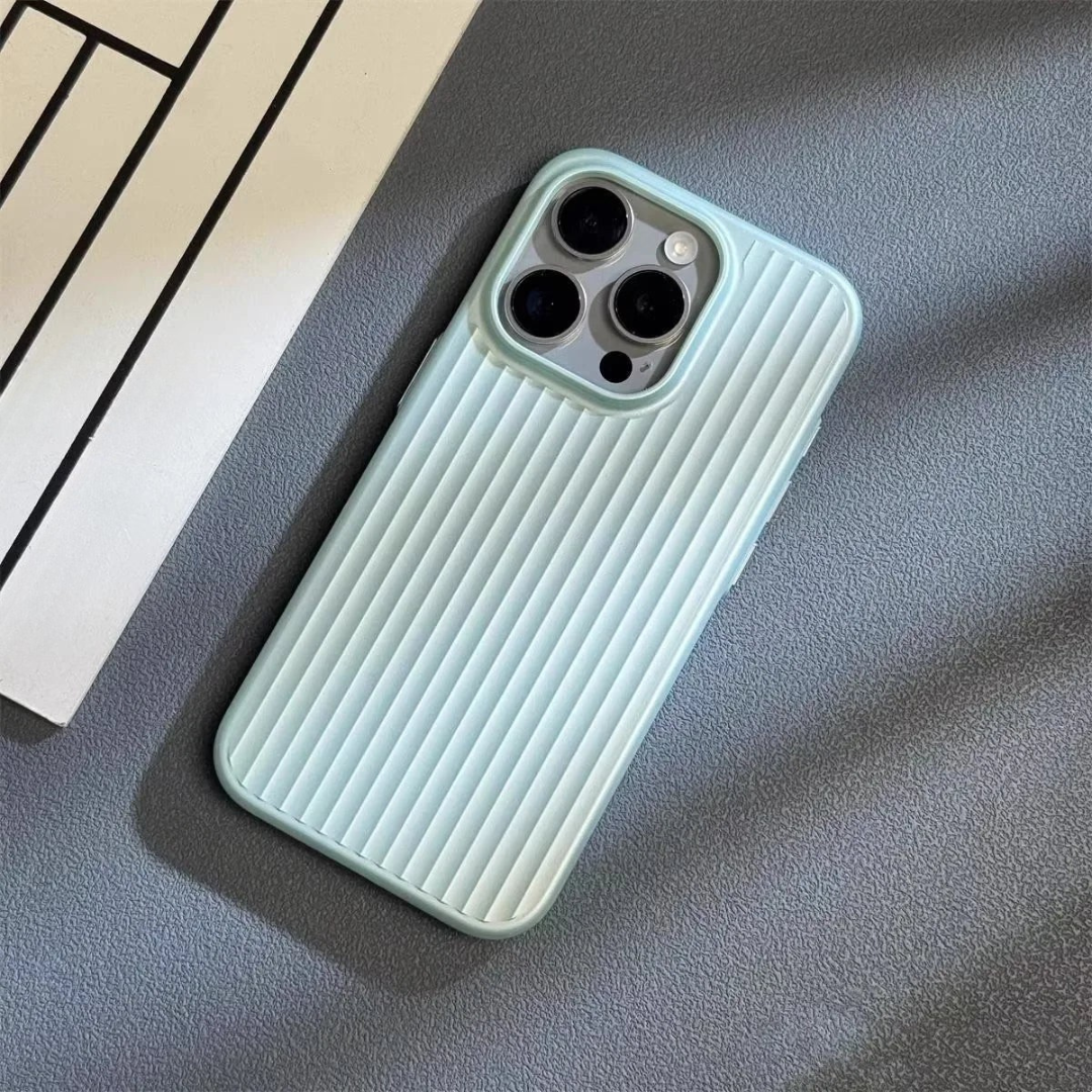 Slim Shockproof Ribbed Matte Phone Case-Orizon Depot
