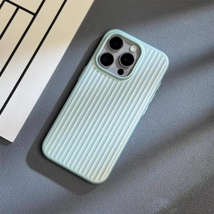 Slim Shockproof Ribbed Matte Phone Case-Orizon Depot