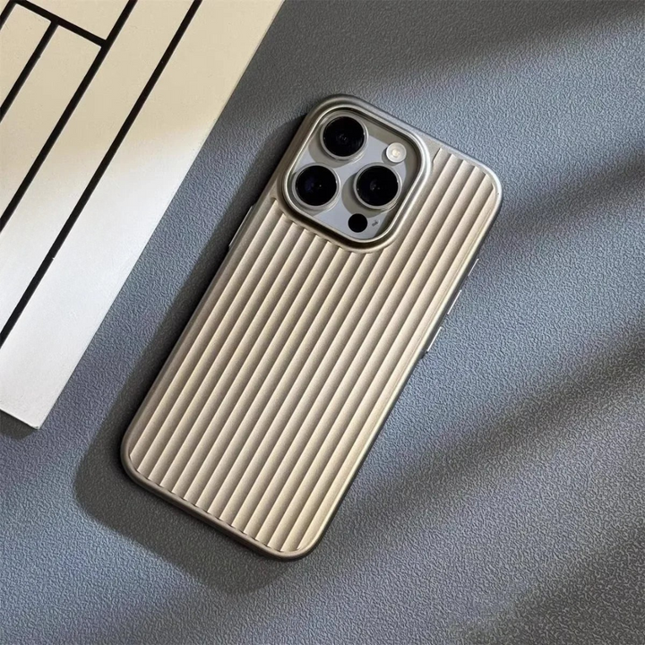 Slim Shockproof Ribbed Matte Phone Case-Orizon Depot