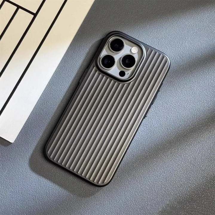 Slim Shockproof Ribbed Matte Phone Case-Orizon Depot