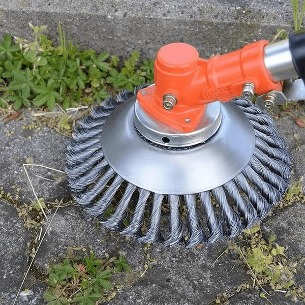 Durable Wired Trimmer Blade - Round Edge Grass Trimmer for Weeding