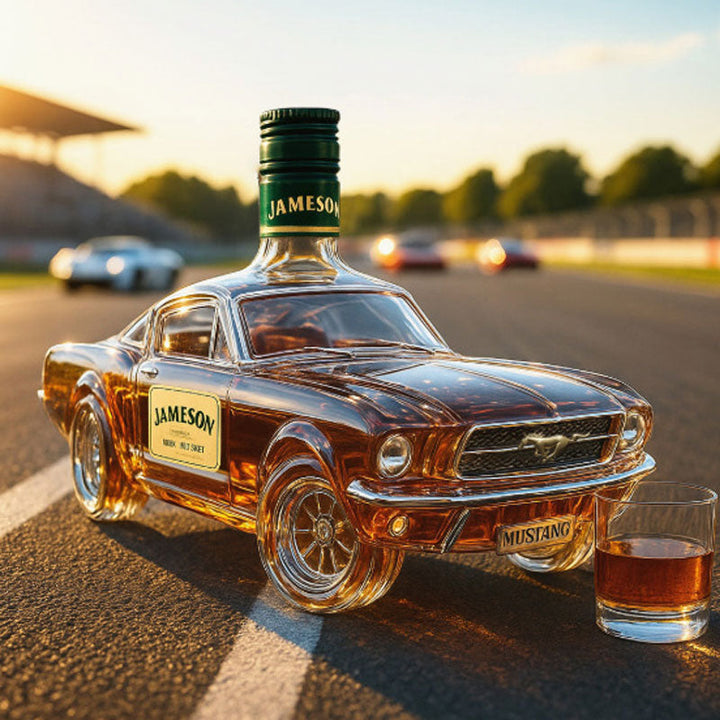 Mustang Car Shaped Whiskey Decanter - Unique Automotive Gift-Orizon Depot