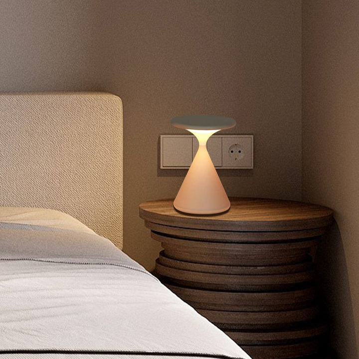 Wireless Hourglass Table Lamp for Modern Home Decor