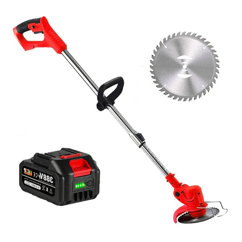 Cordless Electric Grass Trimmer with Powerful Battery Operation