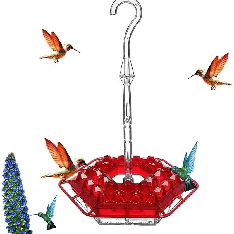 Ant-Proof Hummingbird Feeder with Outdoor Hanging Perch