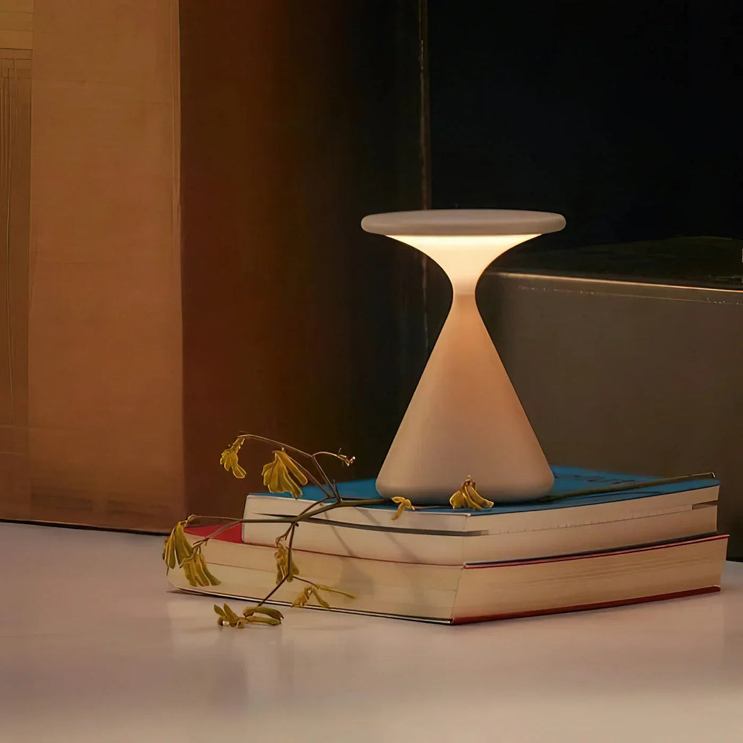 Wireless Hourglass Table Lamp for Modern Home Decor