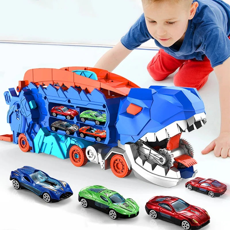 Dinosaur-Themed Toy Truck for Creative Play and Adventure