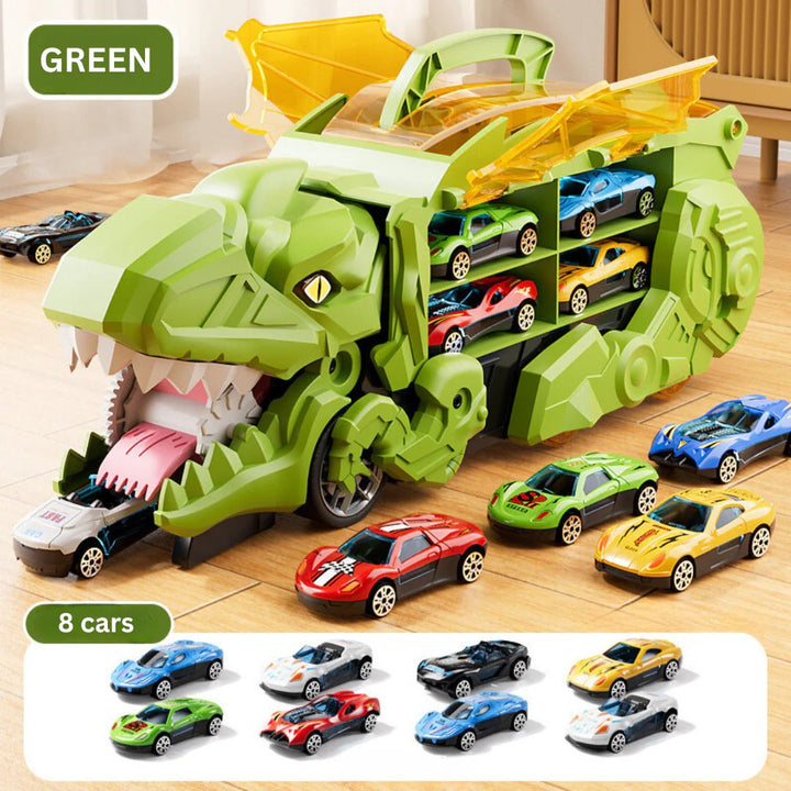 Dinosaur-Themed Toy Truck for Creative Play and Adventure