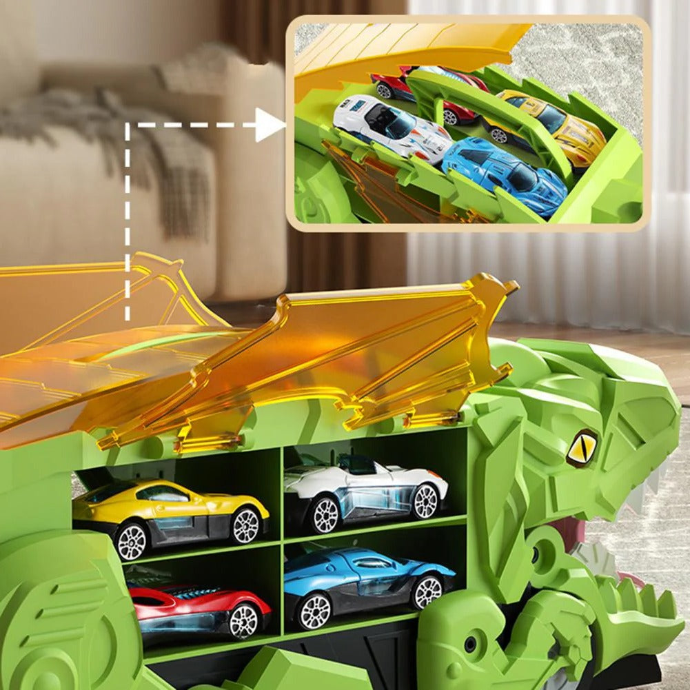 Dinosaur-Themed Toy Truck for Creative Play and Adventure