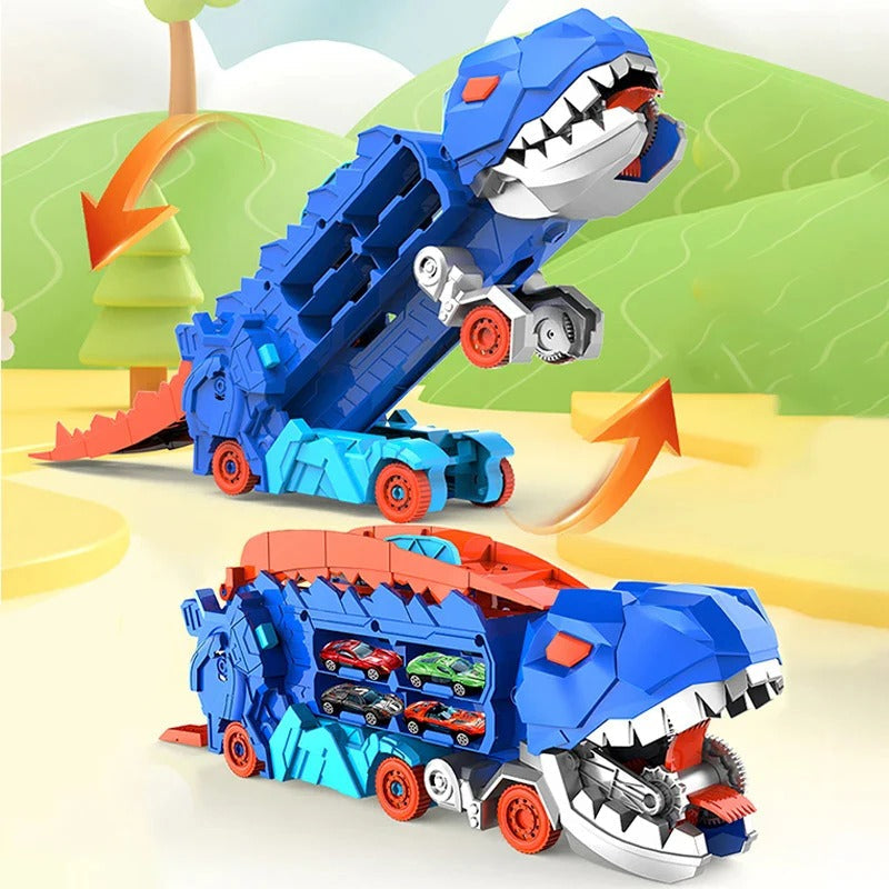 Dinosaur-Themed Toy Truck for Creative Play and Adventure