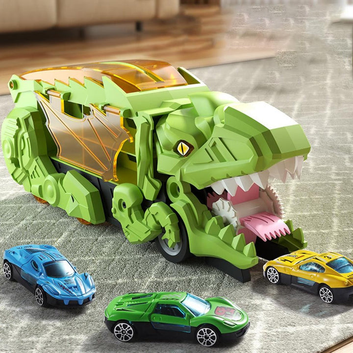 Dinosaur-Themed Toy Truck for Creative Play and Adventure