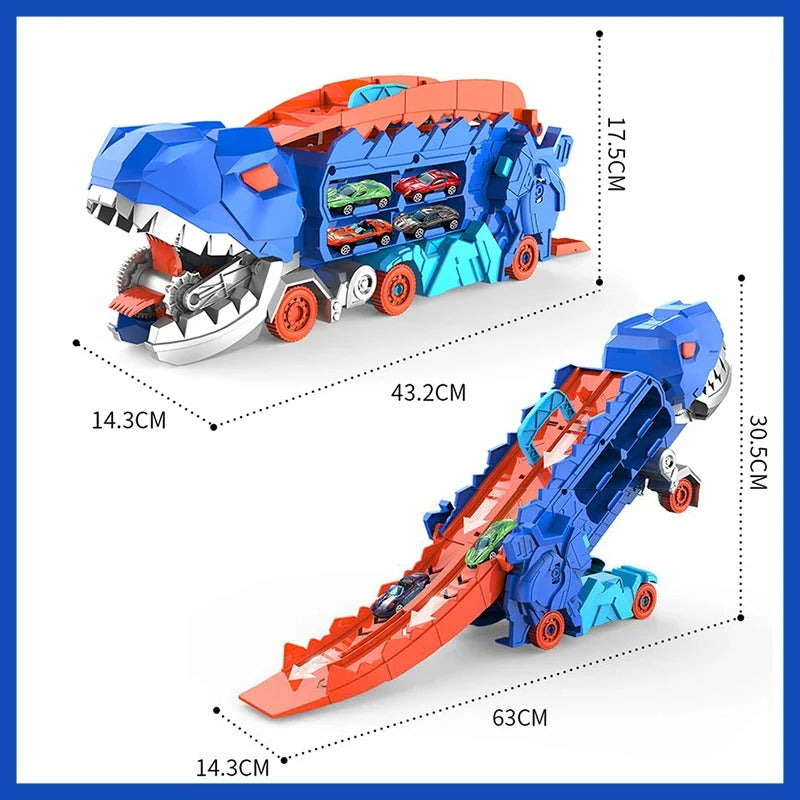 Dinosaur-Themed Toy Truck for Creative Play and Adventure