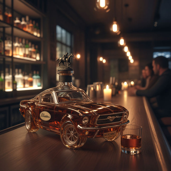 Mustang Car Shaped Whiskey Decanter - Unique Automotive Gift-Orizon Depot