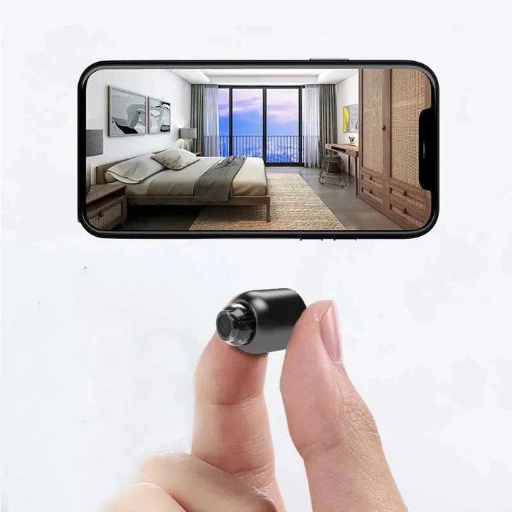 Mini WiFi Camera with Night Vision and Motion Alerts