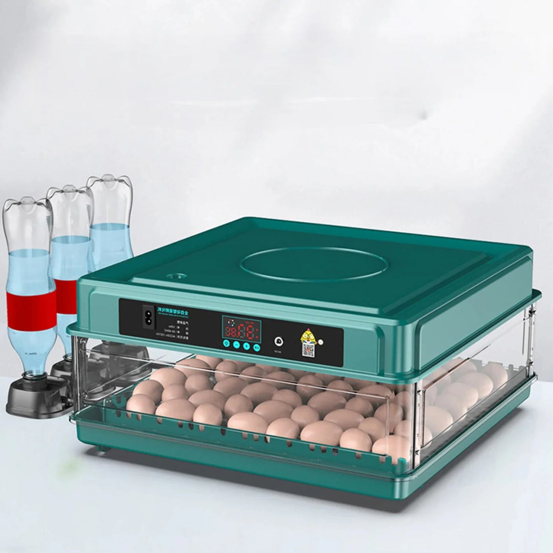 Digital Egg Incubator with Adjustable Tray, EU Plug & Turner for Hatching