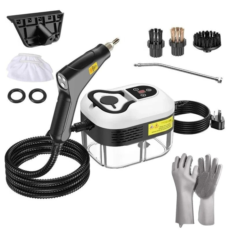 High Pressure 2500W Steam Cleaner with Gloves for Deep Cleaning