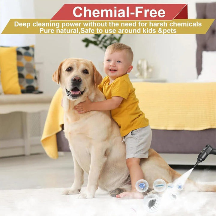 High Pressure 2500W Steam Cleaner with Gloves for Deep Cleaning