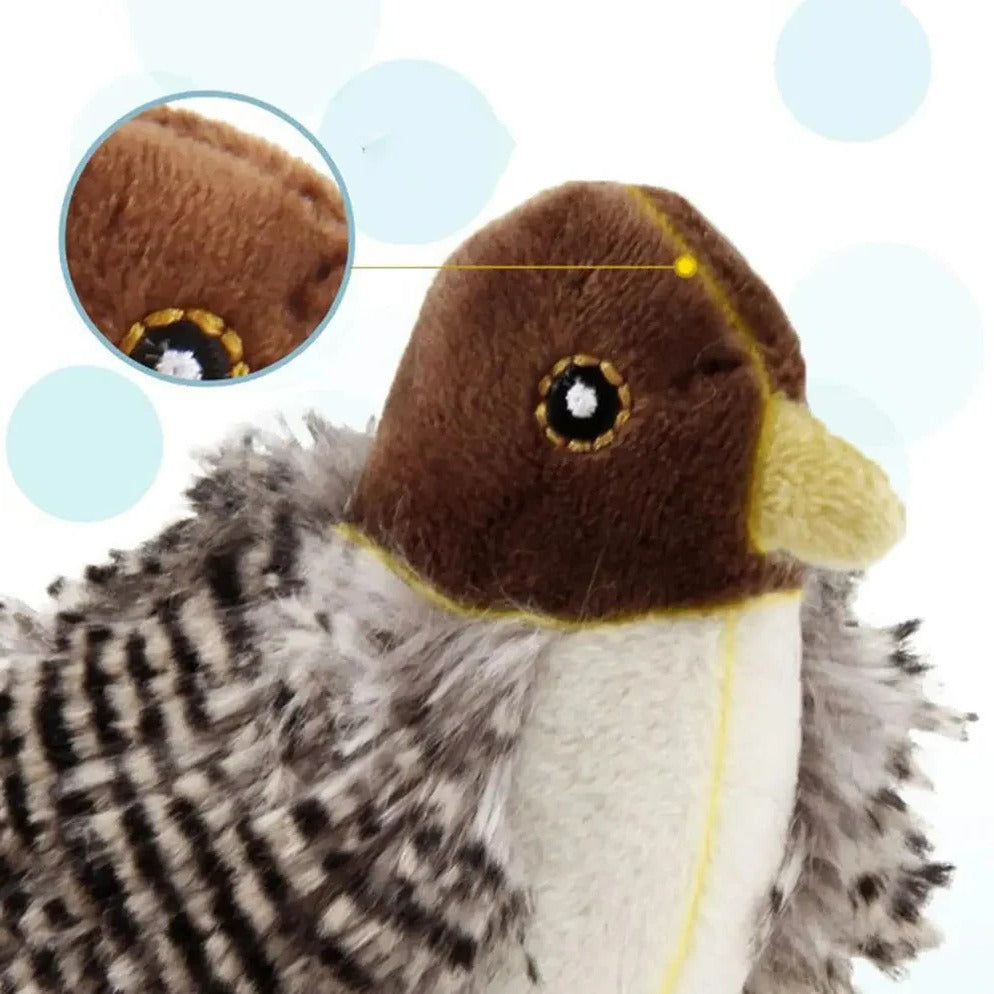 Interactive Sound Bird Toy - Flapping Feather Fun for Indoor Cats