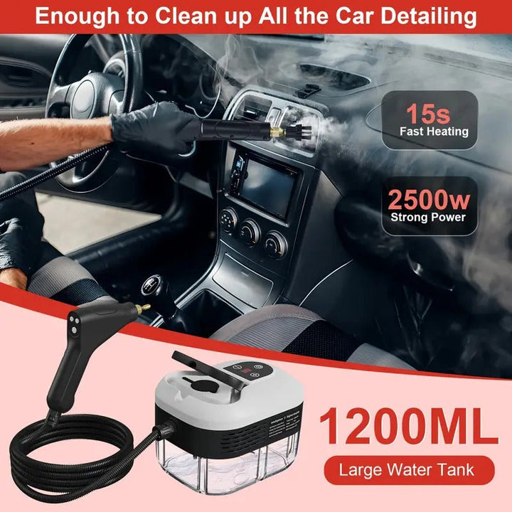 High Pressure 2500W Steam Cleaner with Gloves for Deep Cleaning