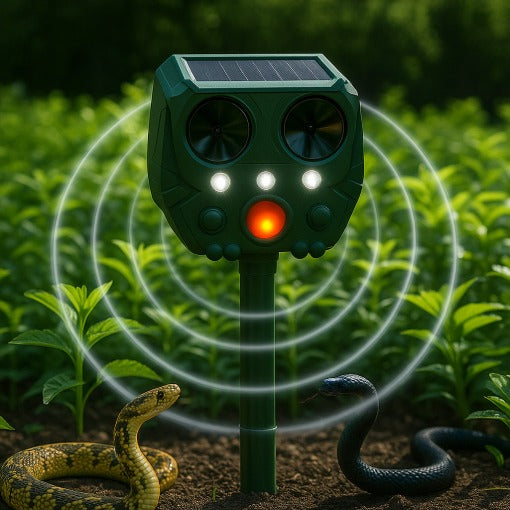 Solar Ultrasonic Snake Repeller for Effective Pest Control