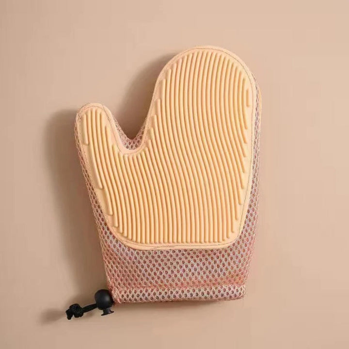 Dual-Sided Cat Grooming Glove for Easy Fur Removal