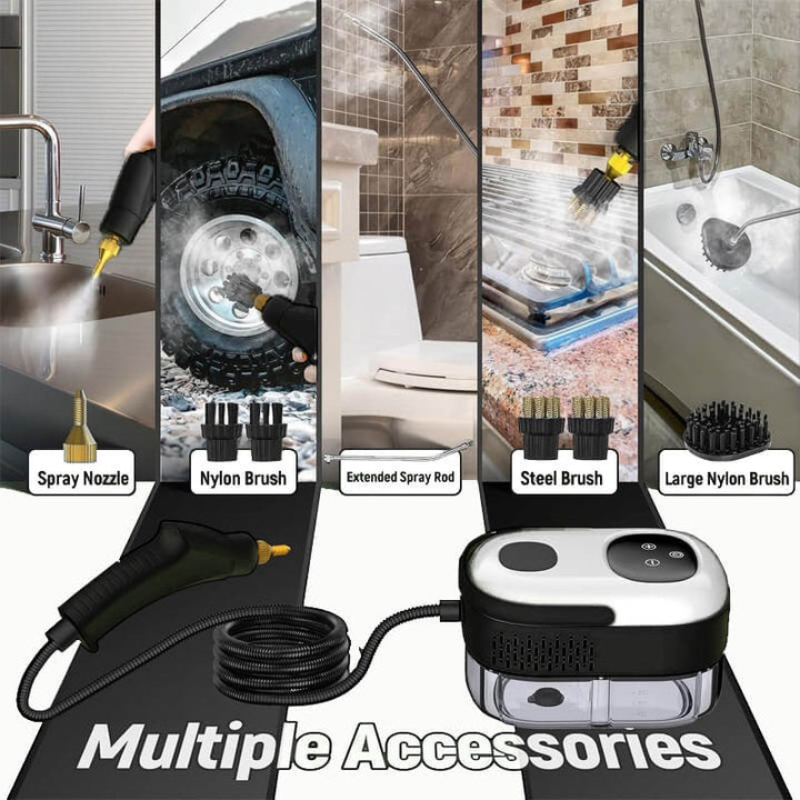 High Pressure 2500W Steam Cleaner with Gloves for Deep Cleaning