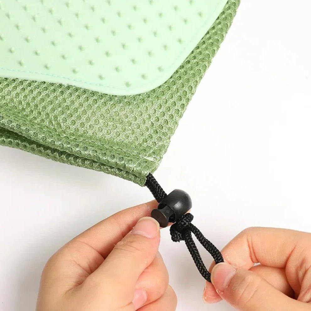 Dual-Sided Cat Grooming Glove for Easy Fur Removal