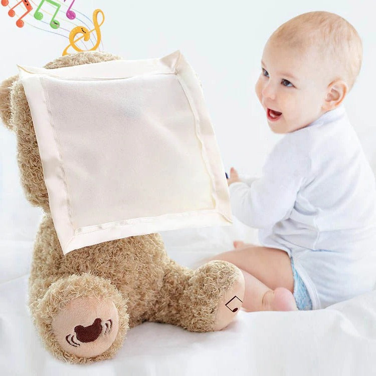 Interactive Plush Toy - Peek-A-Boo Teddy for Fun Playtime