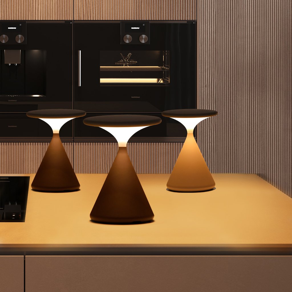 Wireless Hourglass Table Lamp for Modern Home Decor