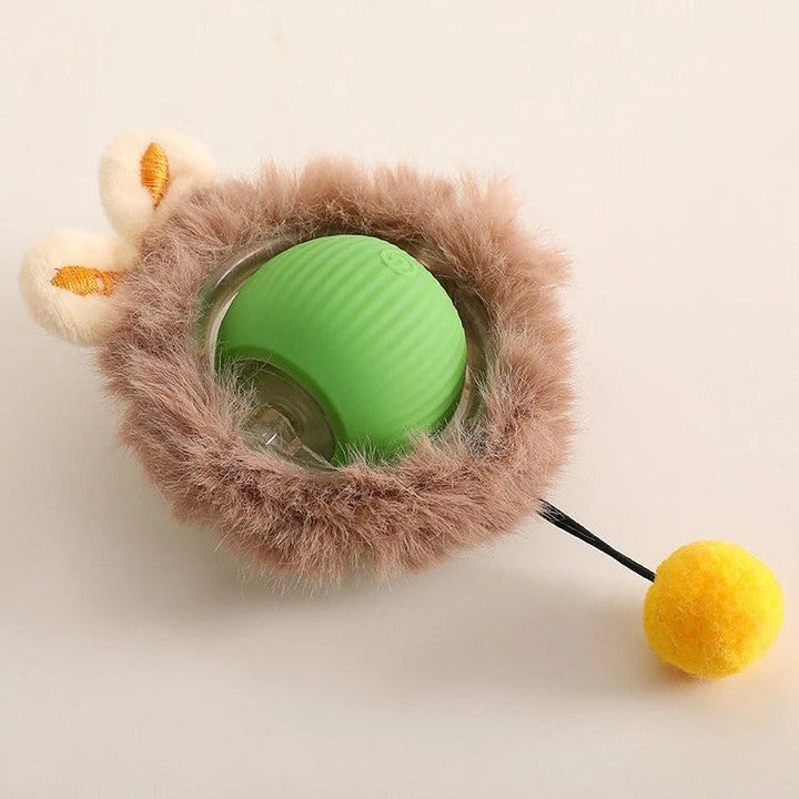 Interactive Rolling Ball Toy for Dogs with Tail