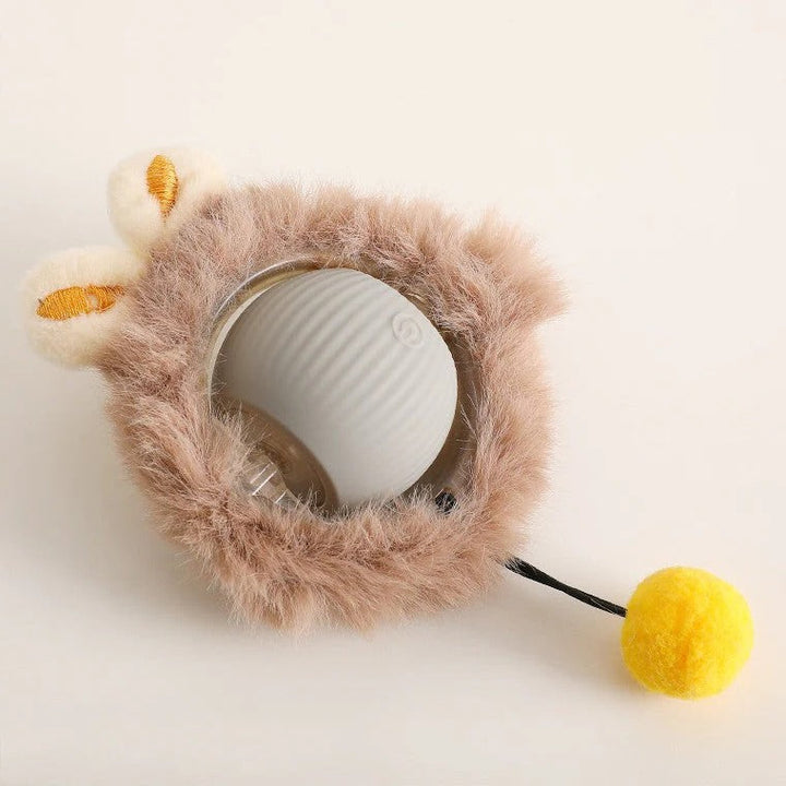 Interactive Rolling Ball Toy for Dogs with Tail
