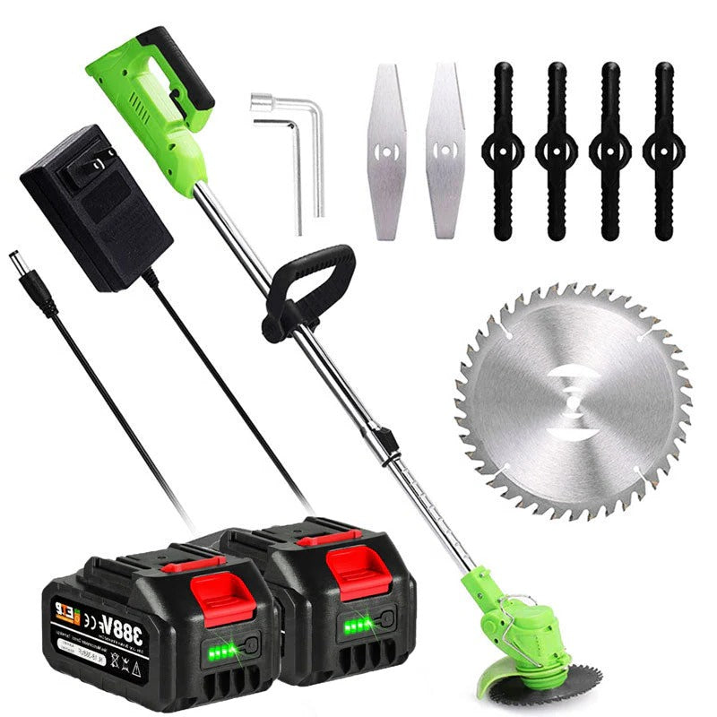 Cordless Electric Grass Trimmer with Powerful Battery Operation