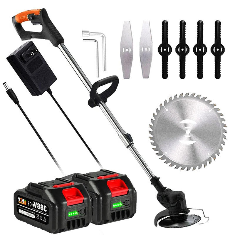 Cordless Electric Grass Trimmer with Powerful Battery Operation