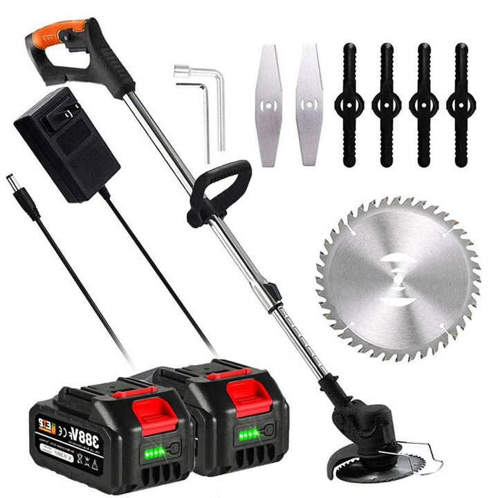 Cordless Electric Grass Trimmer with Powerful Battery Operation