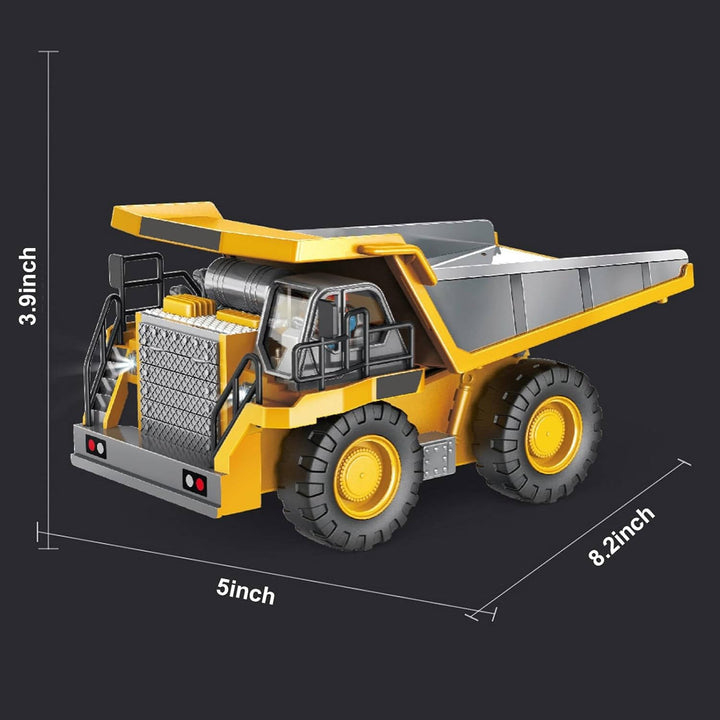 Remote Control 4WD Excavator Bulldozer Dump Truck Toy