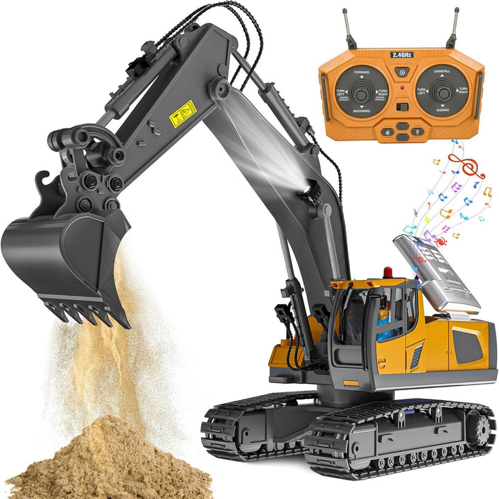 Remote Control 4WD Excavator Bulldozer Dump Truck Toy