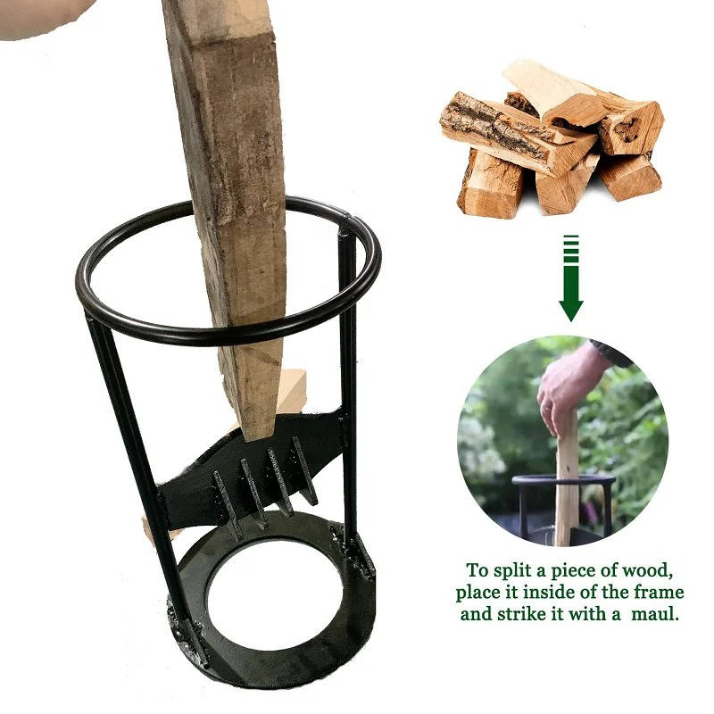 Efficient Manual Firewood Splitter for Easy Wood Cutting