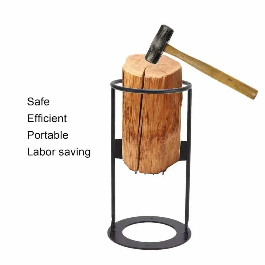 Efficient Manual Firewood Splitter for Easy Wood Cutting