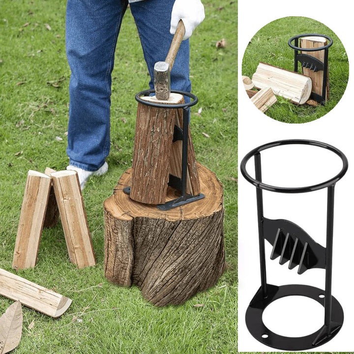 Efficient Manual Firewood Splitter for Easy Wood Cutting